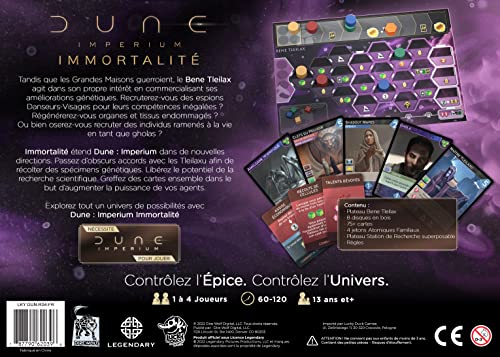 Dune Imperium (Extensión: Inmortalidad) - Juego de mesa - Versión francesa
