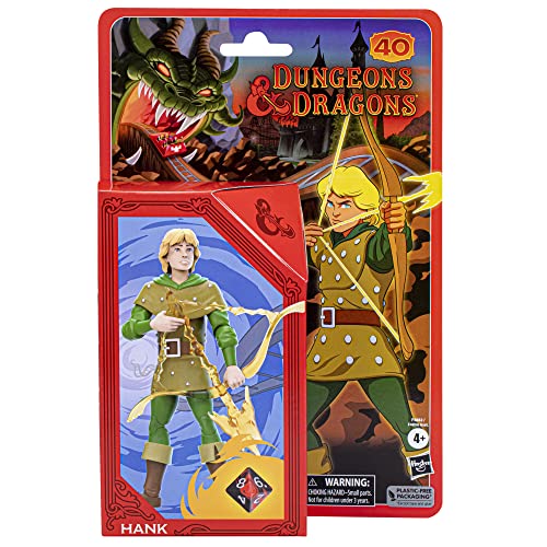 Dungeons & Dragons ,Figura de la Serie Animada clásica, Figura de Hank The Ranger a Escala de 15 cm, Juguetes de D&D,F4882