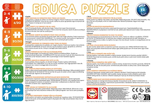 Educa - Set de 4 Puzzles Infantiles progresivos de 50 a 150 Piezas con Las imágenes más Divertidas de Monster High, Medidas: 34 x 24 cm, Recomendados a Partir de 5 años (19706)
