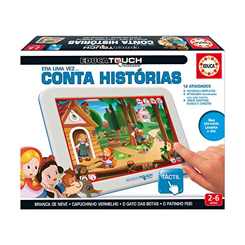 Educa Touch, Junior Cuenta Historias, Juego Educativo en portugués, Multicolor, 240 piezas