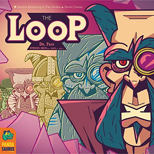 El juego de cartas Loop - Únete a luchar contra el mal Dr. Faux en este peculiar juego de cartas cooperativo. Juego de estrategia de ciencia ficción para niños y adultos, a partir de 12 años, 1-4