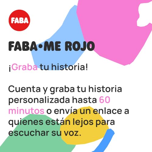 FABA-Personaje sonoro, Rojo, Cuenta y graba tu Historia Personalizada hasta 60 Minutos