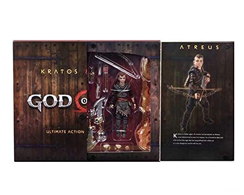 FABIIA God Of War Anime Figura Kratos Y Atreus Action Figura 18Cm