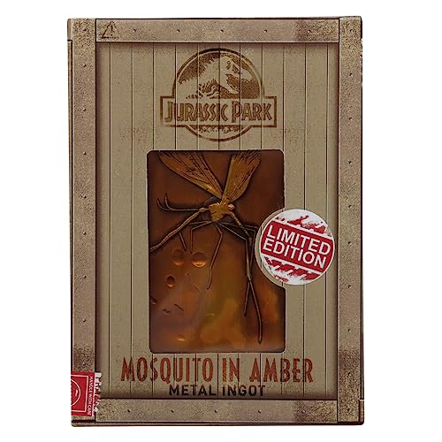 FANATTIK Jurassic Park - Mosquito en Ámbar - Lingot y métal Collector
