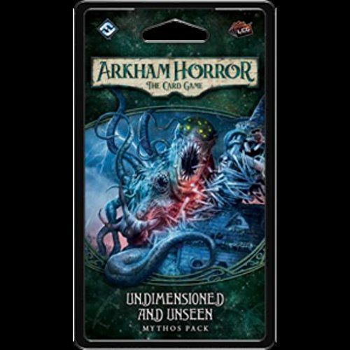 Fantasy Flight Games, Arkham Horror The Card Game: Mythos Pack - 1.4. Undimensioned and Unseen, Card Game, Ages 14+, 1 to 4 Players, 60 to 120 Minutes Playing Time