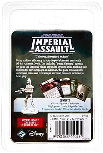 Fantasy Flight Games - Imperial Assault Villain Pack IG-88, Juego de Mesa, a Partir de 14 años, 2-5 Jugadores, Tiempo de Juego de 60-120 Minutos