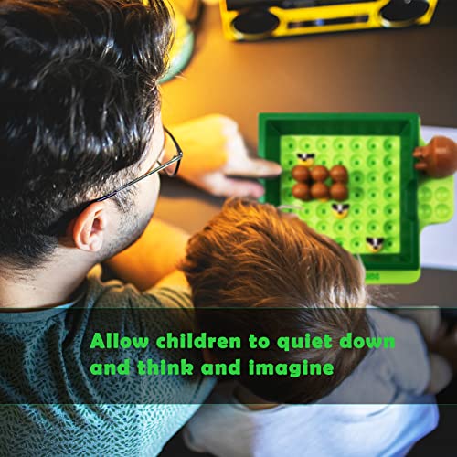 FIBOGOUP Hedgehog Maze Juegos de Mesa para niños de 6 años en adelante, Juego de Rompecabezas con 50 desafíos, Juegos de Habilidad para Mejorar el Pensamiento lógico, Regalos para niños y niñas