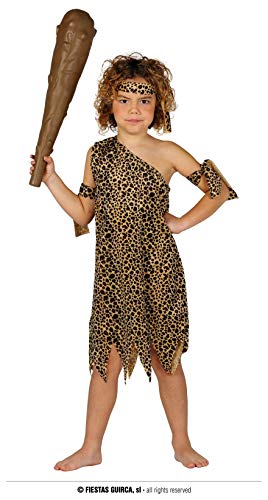 Fiestas Guirca disfraz infantil cavernícola edad de piedra edad 5-6 años