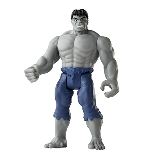 Figura de acción de Hulk Gris de 9,5 cm de Retro 375 Collection de Hasbro Marvel Legends