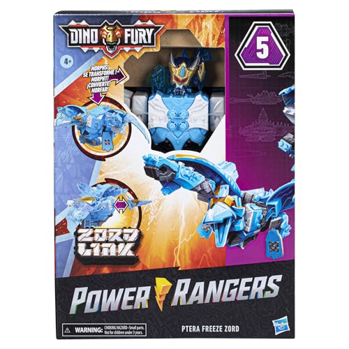 Figura Ptera Freee Zord de Power Ranger Dino Fury transformable