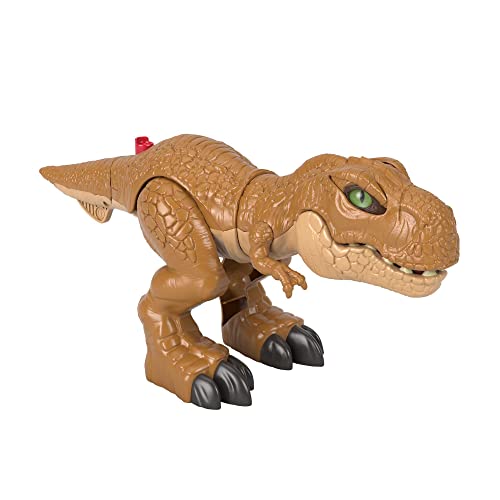 Fisher-Price Imaginext Jurassic World T-Rex, dinosaurio de juguete con movimientos, regalo para niños +3 años (Mattel HFC04)