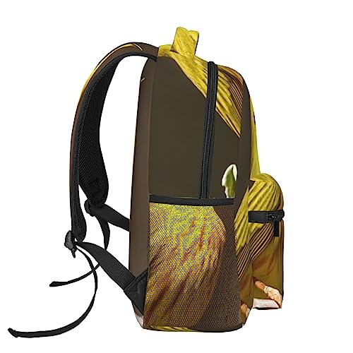 FJAUOQ Mochila ligera estampada con diseño de pájaro de canción, bolsa de viaje, bolsa de gimnasio, mochila casual, Como se muestra en la imagen, Talla única