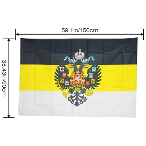 Flaja imperial Imperio ruso Rusia Gloria patriótica de Rusia 2 Cabezas de águila Festival Decoración del hogar Flagal Rusia Banner, Banner de Rusia, banderas del Imperio de Rusia, banderas