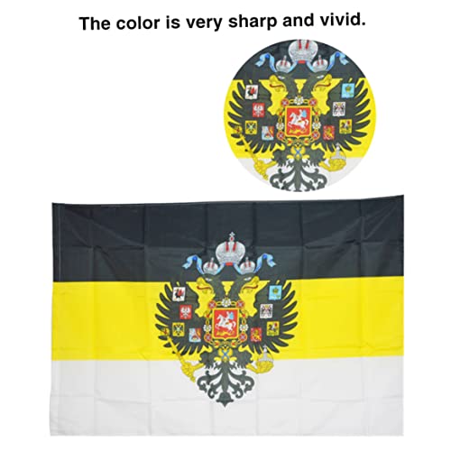 Flaja imperial Imperio ruso Rusia Gloria patriótica de Rusia 2 Cabezas de águila Festival Decoración del hogar Flagal Rusia Banner, Banner de Rusia, banderas del Imperio de Rusia, banderas