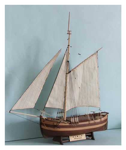 FLEAGE Kit de Modelo de Barco de Vela de Madera clásico Original, mástil único 1/50 sloop, Modelo DIY, Juguetes educativos