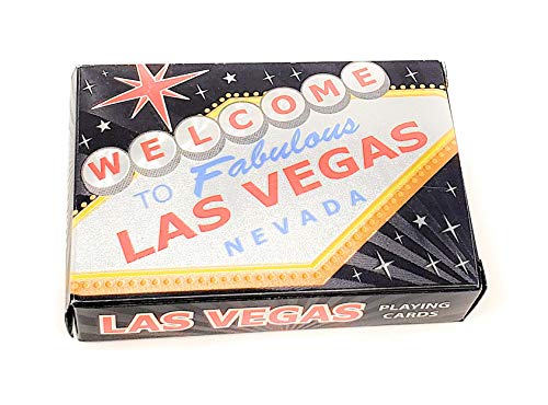 Forum Novelties Cartel de Bienvenida a Las fabulosas Vegas con Texto en inglés Welcome to Fabulous Las Vegas, Negro y Plateado