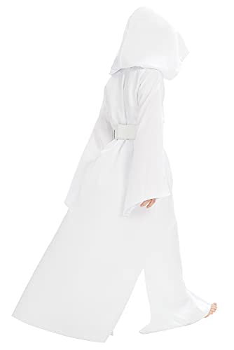 Fuman Leia Organa Solo Cosplay Vestido Jedi Robe Princess S W Disfraz Halloween Disfraz Niña Blanco