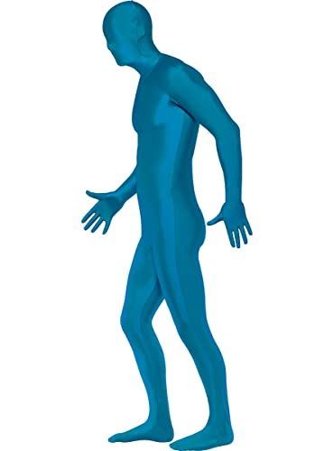 Funidelia | Disfraz Segunda Piel azul para hombre y mujer Originales & Divertidos - Disfraz para adultos y divertidos accesorios para Fiestas, Carnaval y Halloween - Talla M - Azul