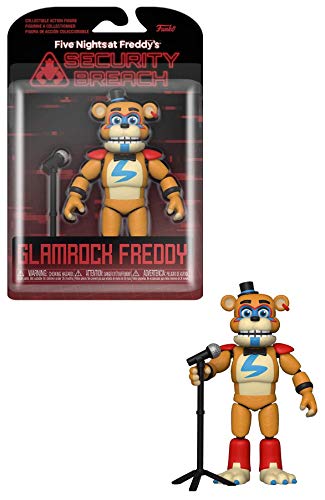 Funko Action Figure: Five Nights At Freddy'S (FNAF) PizzaPlex-Glamrock Freddy Fazbear - FNAF Pizza Simulator - Juguete de Colección - Idea de Regalo- Mercancia Oficial - Video Games Fans