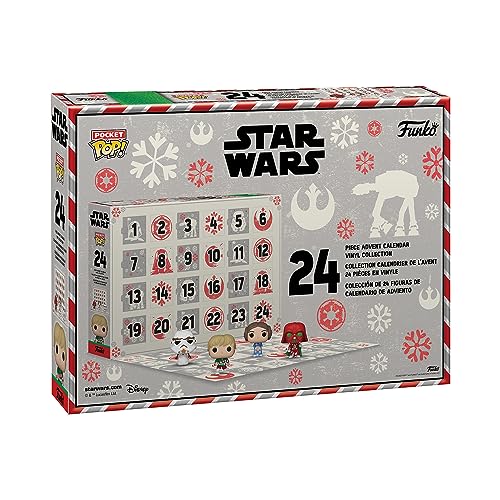 Funko Advent Calendar: Star Wars Holiday - Darth Vader - 24 Días de Sorpresas - Minifigura de Vinilo Coleccionables - Caja Misteriosa - Idea de Regalo - Holiday Xmas para Chicas y Chicos