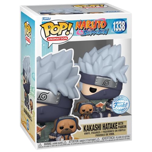 Funko POP! Animación: Kakashi Hatake with Pakkun (Naruto Shippuden) Special Edition