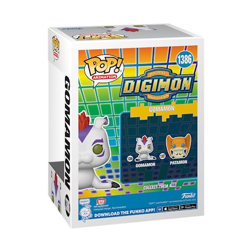 Funko Pop! Animation: Digimon - Gomamon - Figura de Vinilo Coleccionable - Idea de Regalo- Mercancia Oficial - Juguetes para Niños y Adultos - Anime Fans - Muñeco para Coleccionistas y Exposición