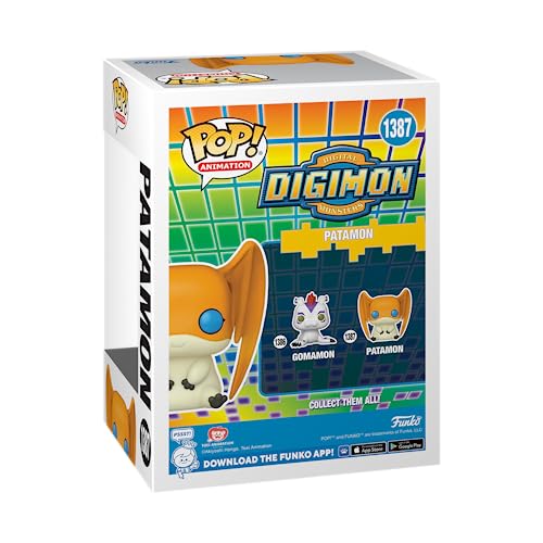Funko Pop! Animation: Digimon - Patamon - Figura de Vinilo Coleccionable - Idea de Regalo- Mercancia Oficial - Juguetes para Niños y Adultos - Anime Fans - Muñeco para Coleccionistas y Exposición