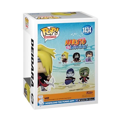 Funko Pop! Animation: Naruto - Deidara - Figura de Vinilo Coleccionable - Idea de Regalo- Mercancia Oficial - Juguetes para Niños y Adultos - Anime Fans - Muñeco para Coleccionistas y Exposición
