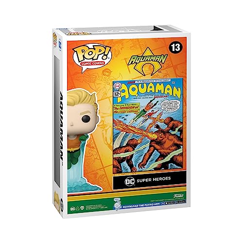 Funko Pop! Comic Cover: DC - Aquaman - Figura de Vinilo Coleccionable - Idea de Regalo- Mercancia Oficial - Juguetes para Niños y Adultos - Muñeco para Coleccionistas y Exposición