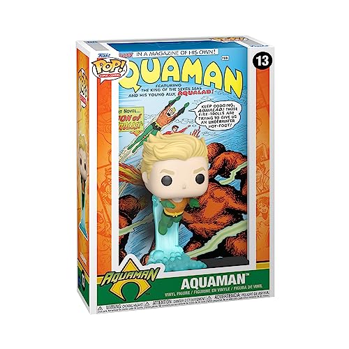 Funko Pop! Comic Cover: DC - Aquaman - Figura de Vinilo Coleccionable - Idea de Regalo- Mercancia Oficial - Juguetes para Niños y Adultos - Muñeco para Coleccionistas y Exposición