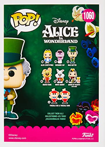 Funko Pop! Disney: Alice 70th– Mad Hatter - Alice In Wonderland - Figura de Vinilo Coleccionable - Idea de Regalo- Mercancia Oficial - Juguetes para Niños y Adultos - Movies Fans