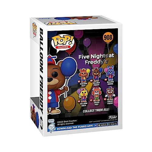 Funko Pop! Games: Five Nights At Freddy'S (FNAF) SB - Balloon Freddy Fazbear - Figura de Vinilo Coleccionable - Idea de Regalo- Mercancia Oficial - Juguetes para Niños y Adultos