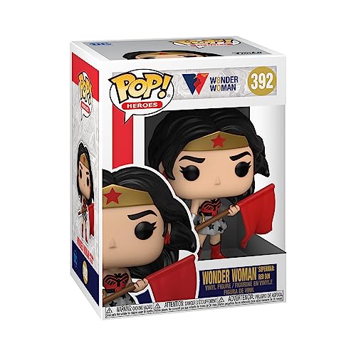 Funko Pop! Heroes: WW 80th-Wonder Woman - (Superman: RedSon) - DC Comics - Figura de Vinilo Coleccionable - Idea de Regalo- Mercancia Oficial - Juguetes para Niños y Adultos - Comic Books Fans