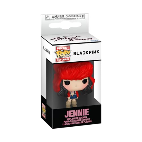 Funko POP! Keychain: BLACKPINK - Jennie - Blackpink - Collectable Vinilo Mini Figure Llavero Novedoso - Relleno De Calcetín - Idea De Regalo - Mercancía Oficial - Fans De Music - Minifigura