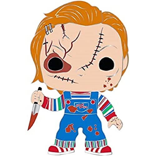 Funko Pop! Large Enamel Pin Horror: Chucky - Chucky Pins de Esmalte- Broche Coleccionable - para Mochilas Y Bolsos - Idea de Regalo- Mercancia Oficial - Movies Fans