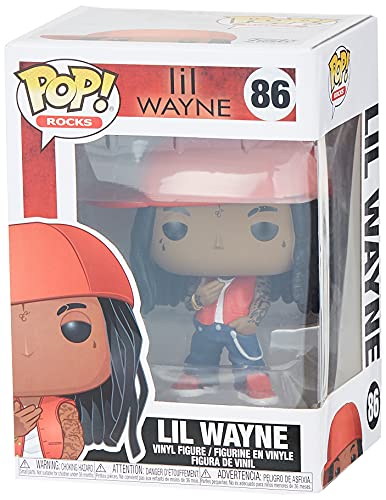 Funko Pop! Rocks: Lil Wayne - Figura de Vinilo Coleccionable - Idea de Regalo- Mercancia Oficial - Juguetes para Niños y Adultos - Music Fans - Muñeco para Coleccionistas y Exposición