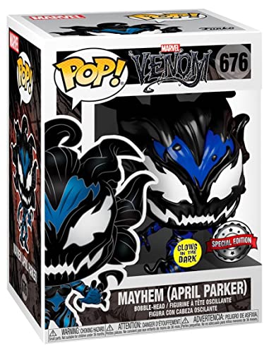 Funko Pop Venom Mayhem (April Parker) Glow in The Dark Exclusive Vinyl Figure 676