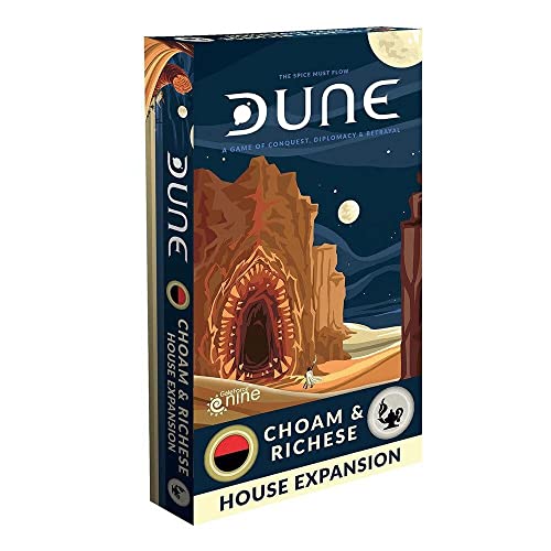 Gale force Nine LLC | Expansión de Choam & Richese House: Dune: Juego de Mesa | Juego de Mesa | Edades 14+ | 3-6 Jugadores