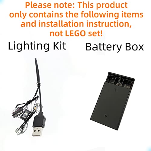 GEAMENT Kit de Luces LED Compatible con Lego Luva de Thanos Dos Vingadores (Infinity Gauntlet) - Conjunto de luz para 76191 (Juego Lego no Incluido)