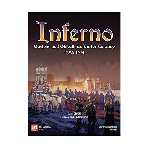 GMT Games Inferno 1259-1261 Guelphs and Ghibellines Vie para Toscana