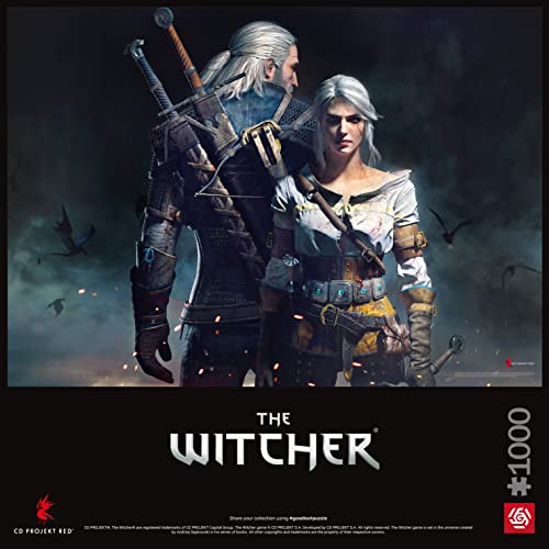 Good Loot Gaming Puzzle The Witcher Geralt Y Ciri Puzzles De Juegos De Ordenador para Adolescentes Y Adultos Ideas De Ocio Inspirado En Un Juego De Ordenador 1000 Piezas 68x48 cm