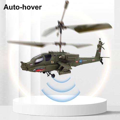 Goolsky Helicóptero de Control Remoto SYMA S109H con Doble hélice 2,4 GHz Control Remoto Drone Altitud Hold-Toy Regalo para niños niñas Adultos