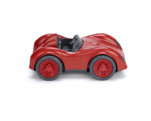 Green Toys- Auto de Carreras (Rojo), Multicolor (RACR-1478)