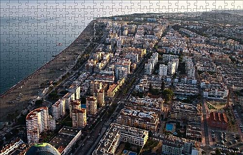 GUOHLOZ Puzzle 500 Piezas | Puzzle | Rompecabezas Adultos | Puzzles para Adultos | Andalucía, Vélez Málaga, 52x38cm