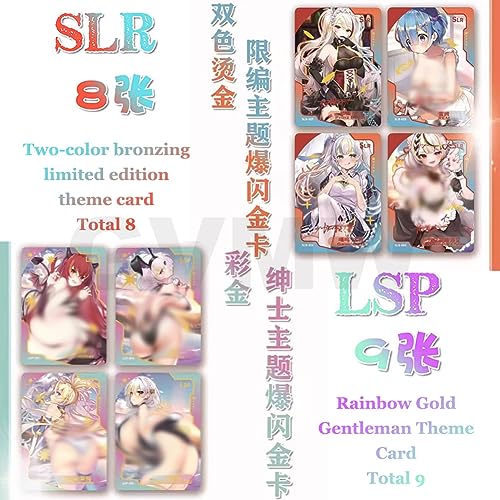GVMW Senpai Goddess Haven Hidden Serie 2 Serie 3 Card Anime Secundario Card Booster Tarjeta Waifu de la Historia de la Diosa Tarjeta TCG CCG Caja de Refuerzo (Goddess 3 Series)