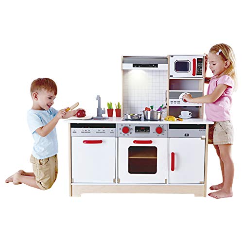 Hape All-In-1 Kitchen , Kitchen Role Play Toy Set for Children, 3 Years+