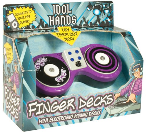 HARRY POTTER- Finger Decks DJ Mesa Mezclas 4897021351404 Juegos de Habilidad, Multicolor (5819)