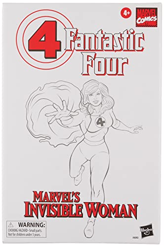 Hasbro, Figura Vintage Legend Los 4 Fantásticos La Mujer Invisible 2 de Marvel