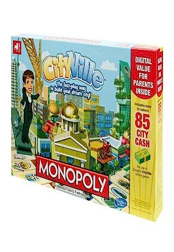 Hasbro Games - Juego de Mesa Monopoly Cityville (versión en inglés)