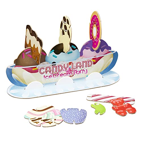Hasbro Gaming Candy Land - Juego preescolar de fiesta de helados para 2-4 jugadores, juegos para preescolares, a partir de 3 años